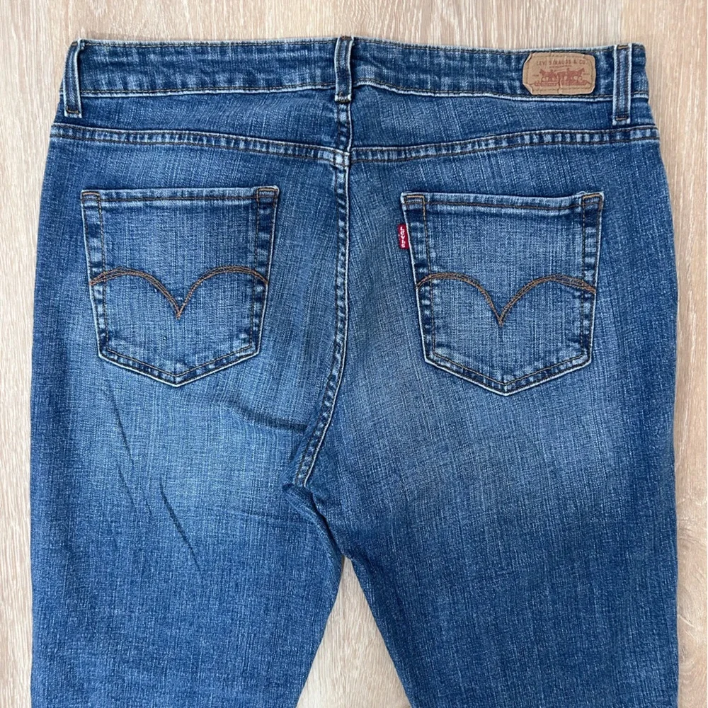 Levis The Original Jean Mid Rise Skinny Medium Wash   5 Pocket Size 16 Women’s - Picture 3 of 9